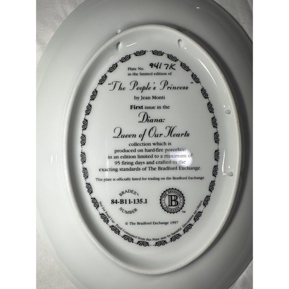 Vintage Limited Edition Princess Diana Bradford Exchange - Picture 4 of 9